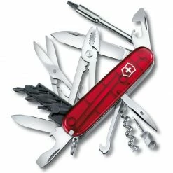 Le moins cher ⌛ Couteau Suisse Victorinox Cybertool M Rouge Translucide 🎉