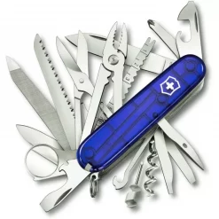 Les meilleures critiques de 🛒 Couteau Suisse Victorinox Swisschamp Bleu Translucide 🎉