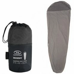 Bon marché ⌛ Sac à Viande Drap De Couchage Highlander Mummy Sleeping Bag Liner Momie 🎁