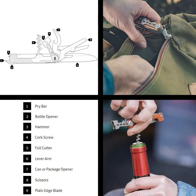 Sortie ✔️ Outil Multifonction Gerber Armbar Cork Orange 🎉 4 Sortie ✔️ Outil Multifonction Gerber Armbar Cork Orange 🎉 – Image 2