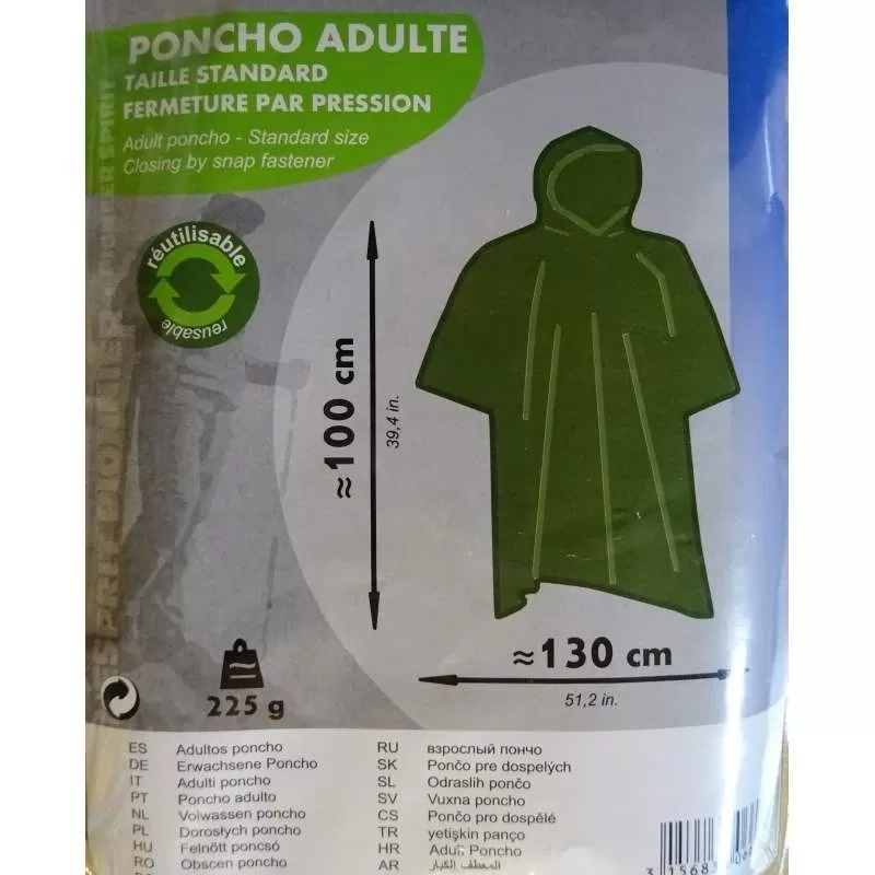 Meilleure vente ❤️ Textile Poncho CAO Adulte 👏 5 Meilleure vente ❤️ Textile Poncho CAO Adulte 👏 – Image 3