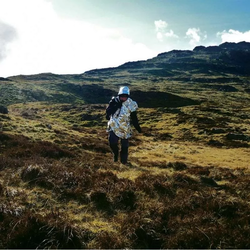 Nouveau 😉 BCB Bushcraft Textile Poncho Couverture De Survie BCB Foil Hypothermia 🌟 4 Nouveau 😉 BCB Bushcraft Textile Poncho Couverture De Survie BCB Foil Hypothermia 🌟 – Image 2