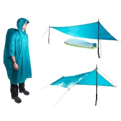 Vente flash 🧨 Textile Poncho Tarp Sea To Summit Ultra-Sil Nano Bleu 😉