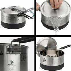 Meilleure vente 👍 Popote Et Gamelle Popote Inox Sea To Summit Sigma Pot 1,2L ❤️ -VOYAGE LES INDISPENSABLES Soldes popote sea to summit sigma pot 12l 2