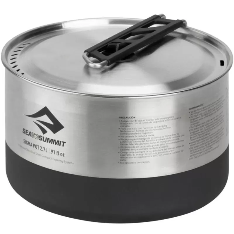 Vente flash ⭐ Popote Et Gamelle Popote Inox Sea To Summit Sigma Pot 2,7L ✔️ 4 Vente flash ⭐ Popote Et Gamelle Popote Inox Sea To Summit Sigma Pot 2,7L ✔️ – Image 2