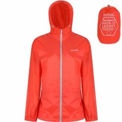 Vente flash ⭐ Textile Veste Regatta 👩 Women Pack-It Jacket III Orange ✔️